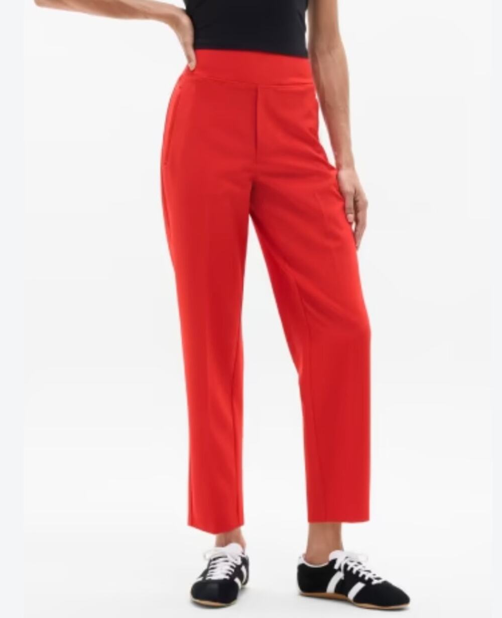 Athleta Endless High Rise Pant in Cardinal Red Size 4 Tall